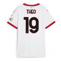 AC Milan Theo Hernandez #19 Udebanetrøje Dame 2024-25 Kortærmet